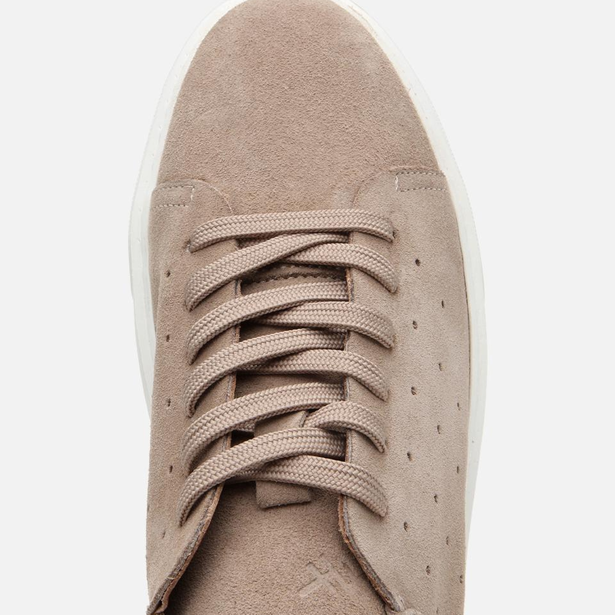 Erkek Süet Deri Bej Hafif Tabanlı Spor Ayakkabı