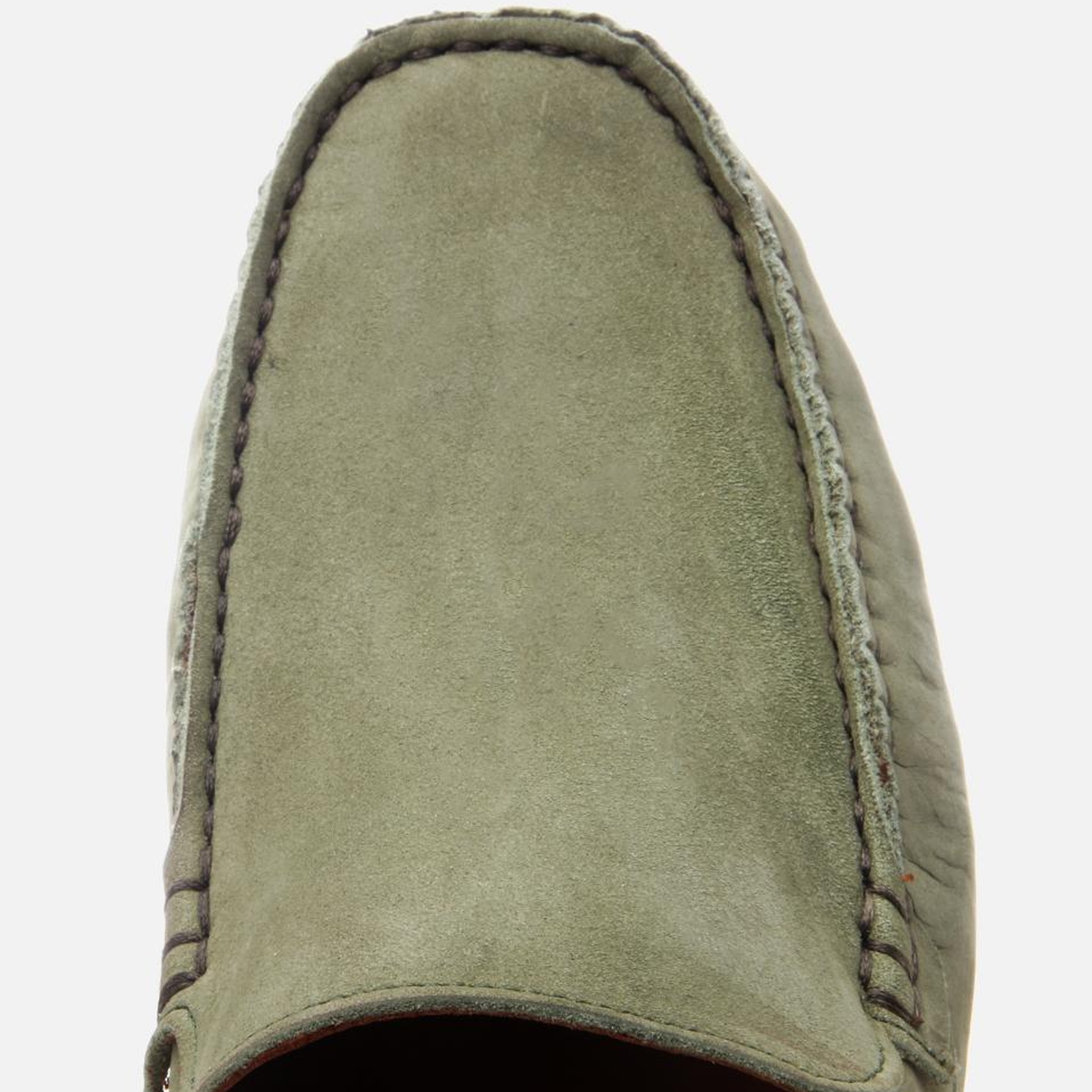 Erkek Nubuk Deri Yeşil  Hafif Tabanlı Günlük Loafer