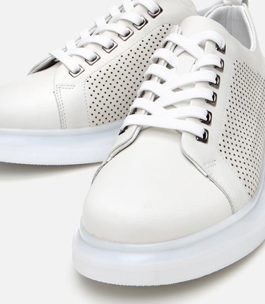  Erkek Deri Bej Spor Ayakkabı