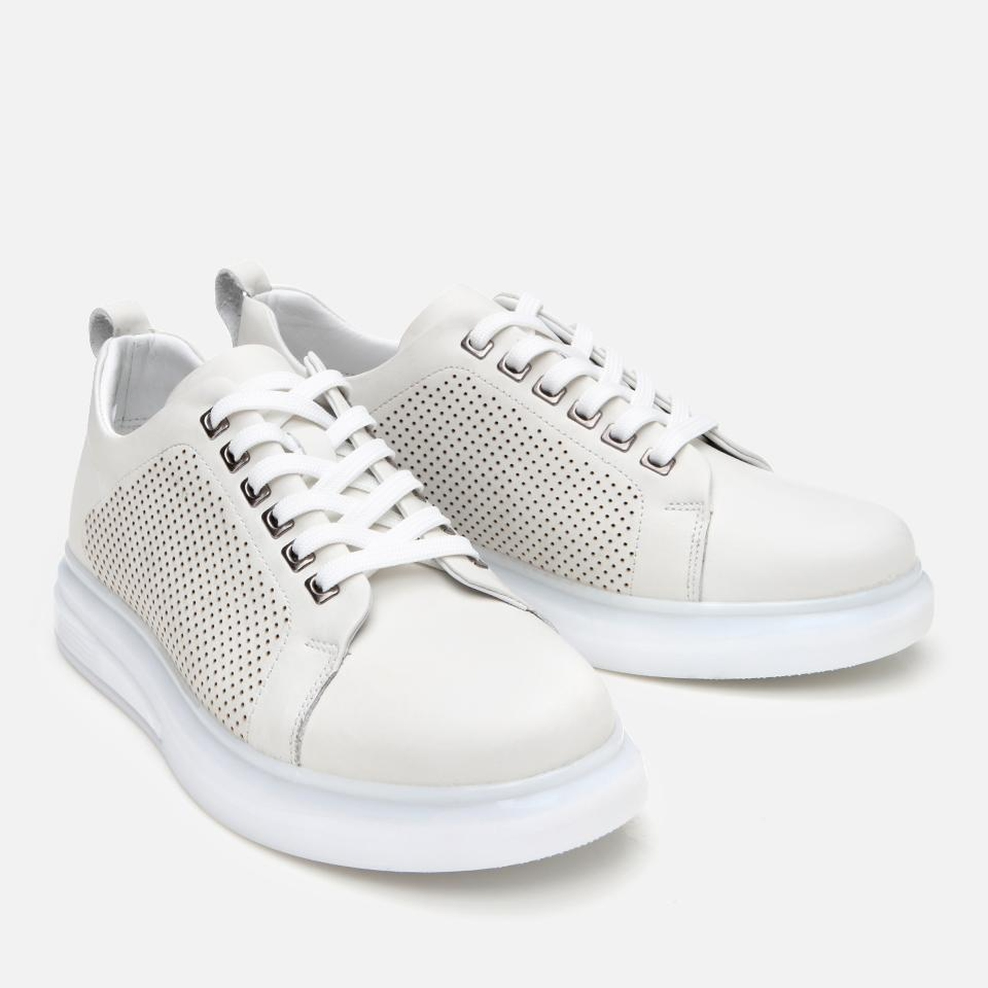 Erkek Deri Bej Spor Ayakkabı