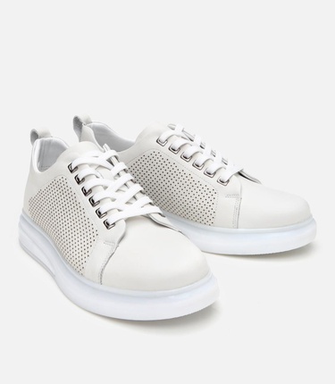  Erkek Deri Bej Spor Ayakkabı