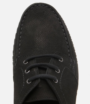  Erkek Nubuk Deri Siyah Rahat Günlük Loafer