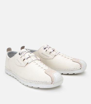  Erkek Deri Krem Comfort Düz Ayakkabı