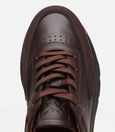  Erkek Deri Kahverengi Ultra Hafif Tabanlı Spor Ayakkabı