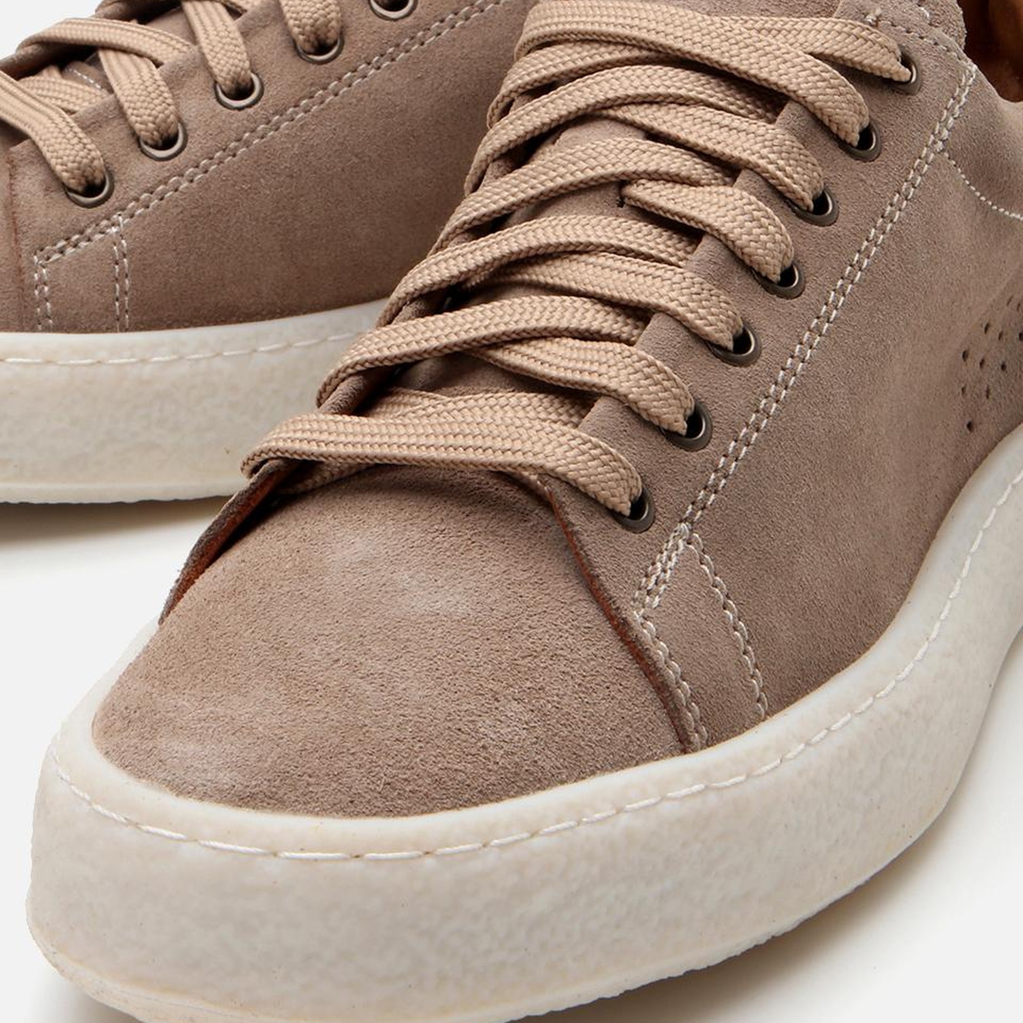 Erkek Süet Deri Bej Spor Ayakkabı