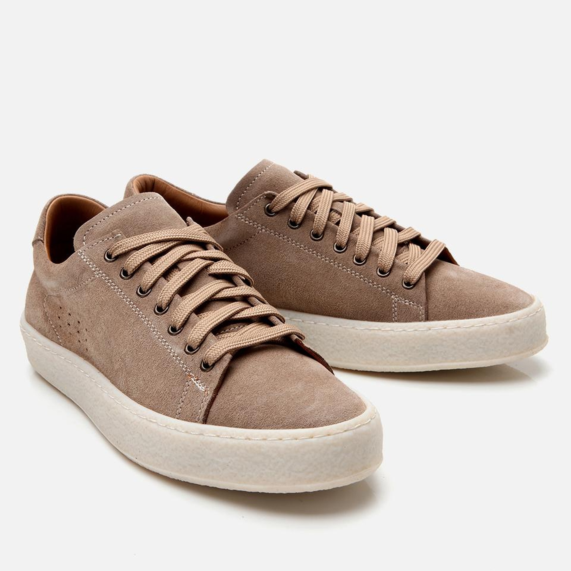 Erkek Süet Deri Bej Spor Ayakkabı