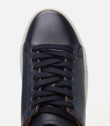  Erkek Deri Lacivert Spor Ayakkabı