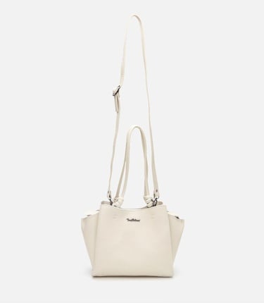 Kadın Deri Ekru Omuz Çantası