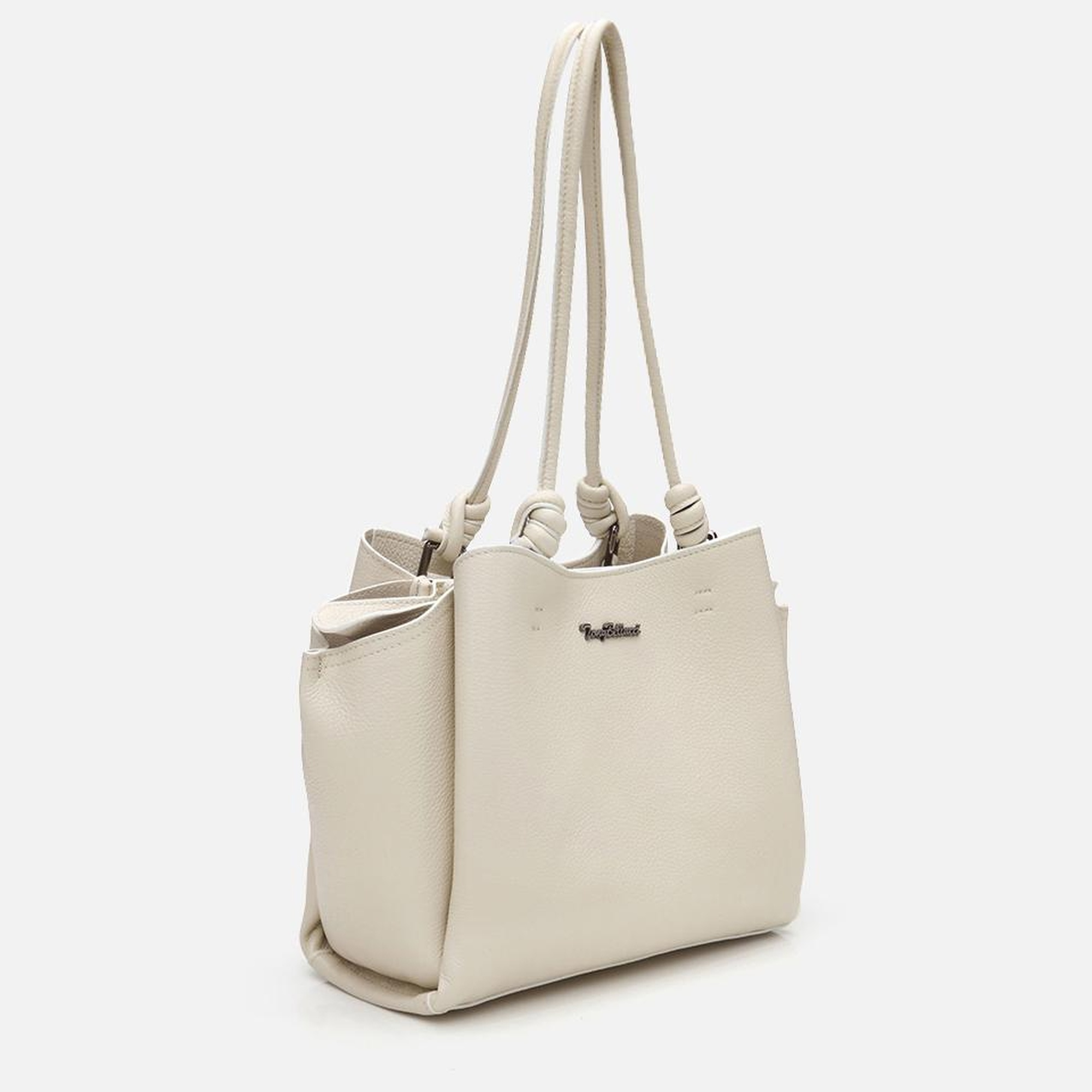 Kadın Deri Ekru Omuz Çantası