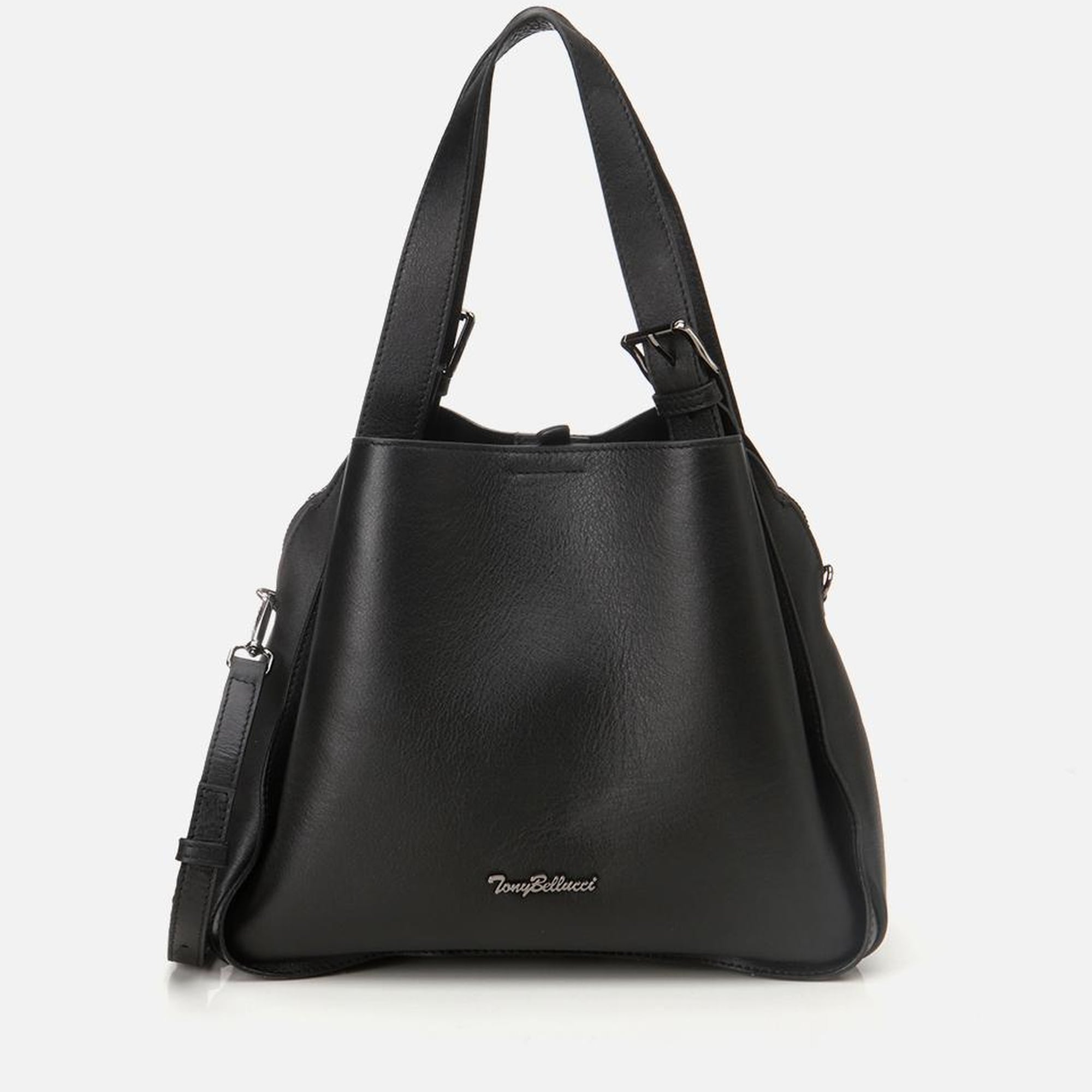 Kadın Deri Siyah Tote Çanta