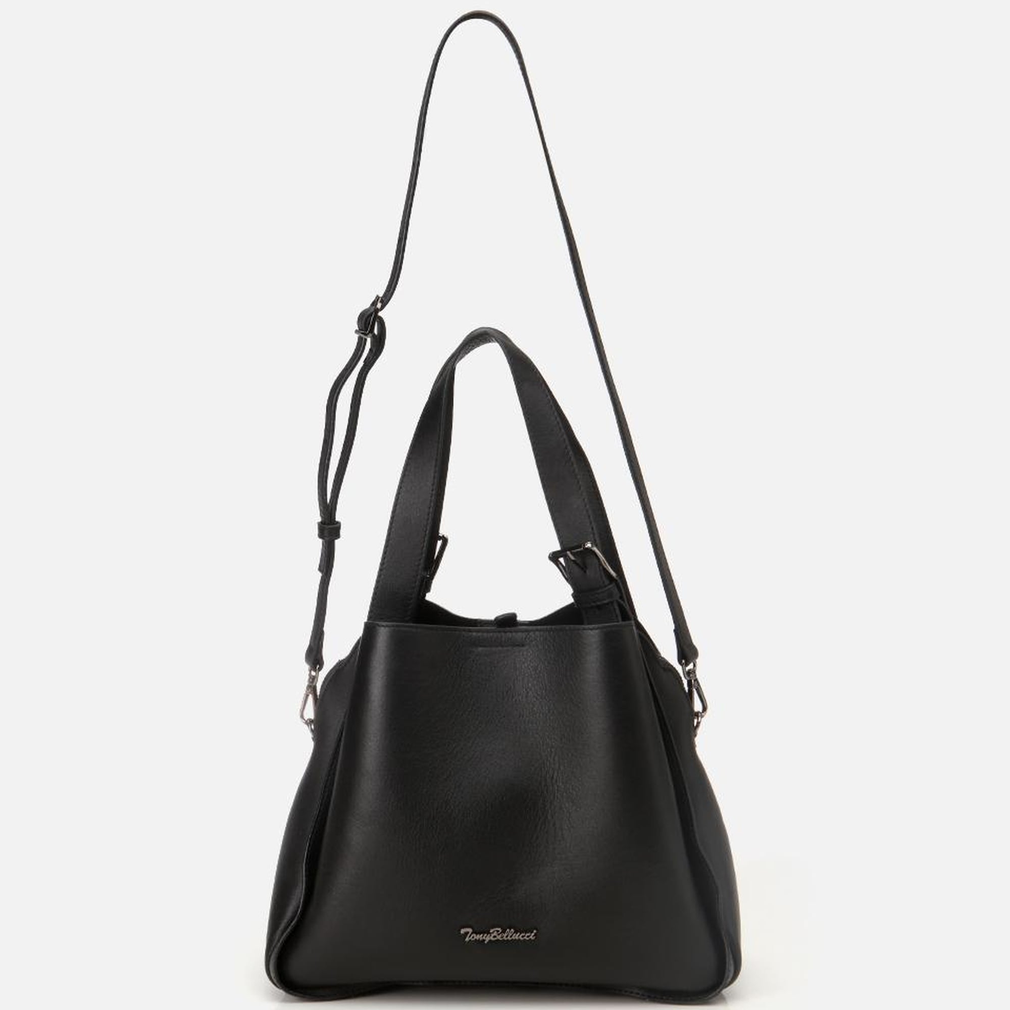 Kadın Deri Siyah Tote Çanta