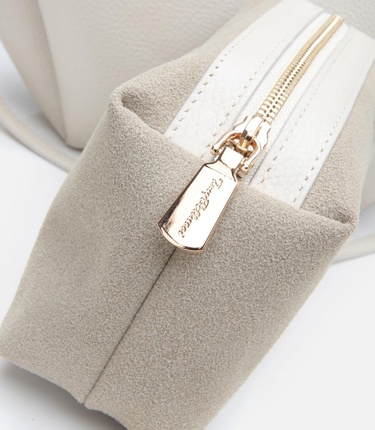  Kadın Deri Ekru Tote Çanta