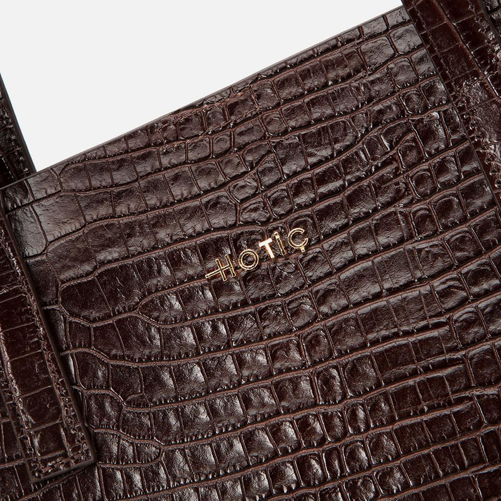 Kadın Deri Kahverengi Çıkarılabilir Portföy Çantalı Tote Çanta