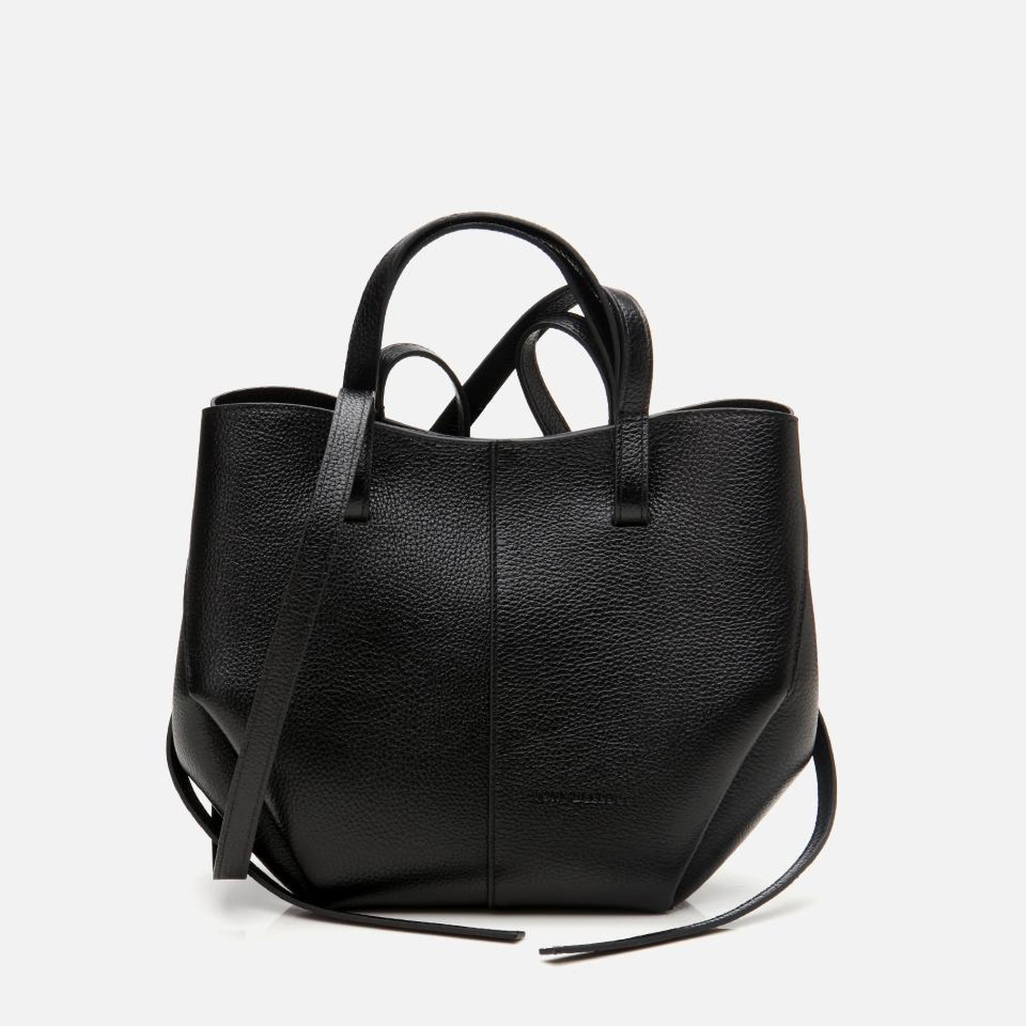 Kadın Deri Siyah Tote Çanta