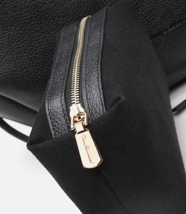  Kadın Deri Siyah Tote Çanta