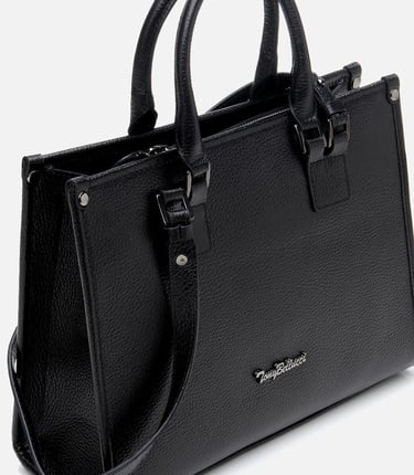  Kadın Deri Siyah Omuz Çantası