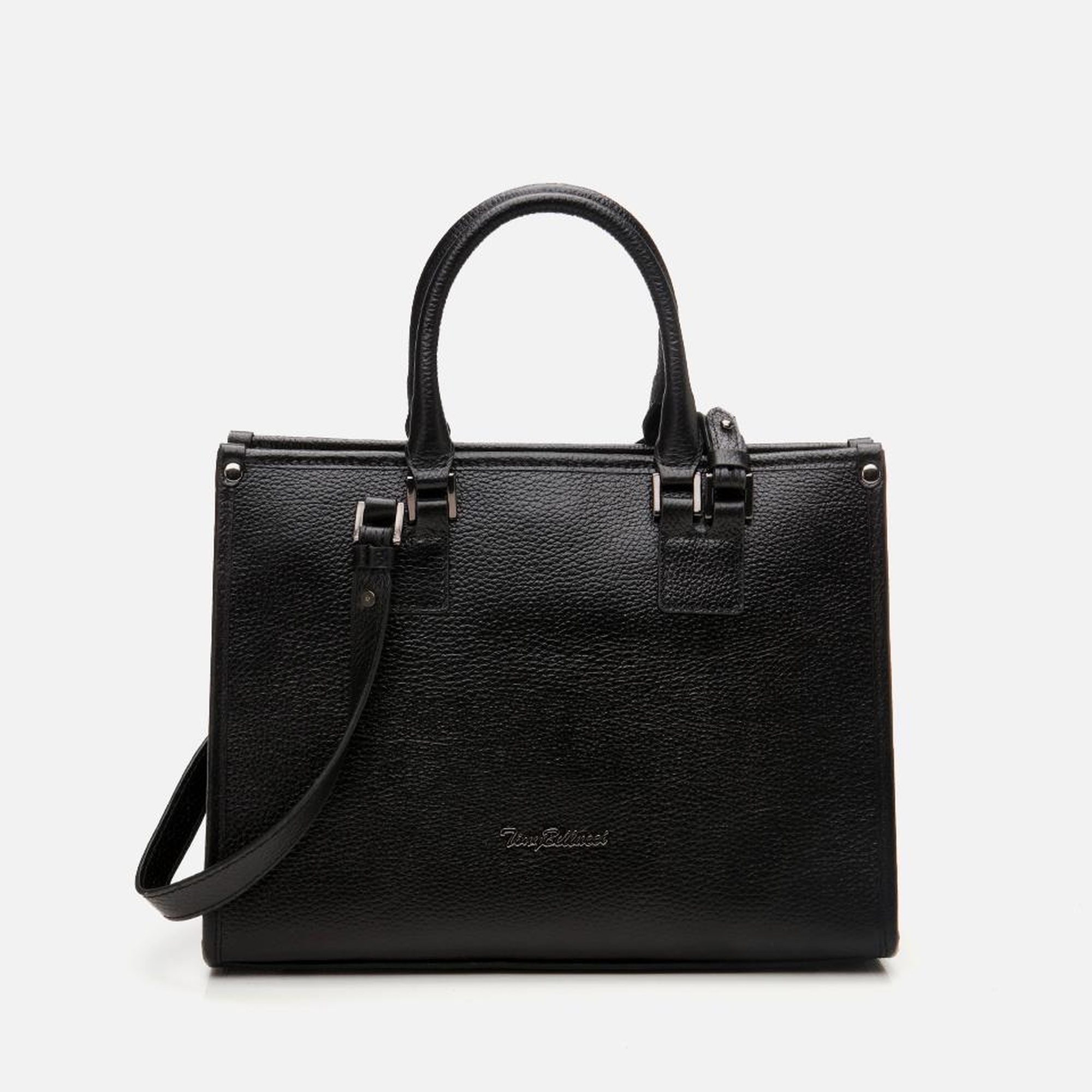 Kadın Deri Siyah Omuz Çantası