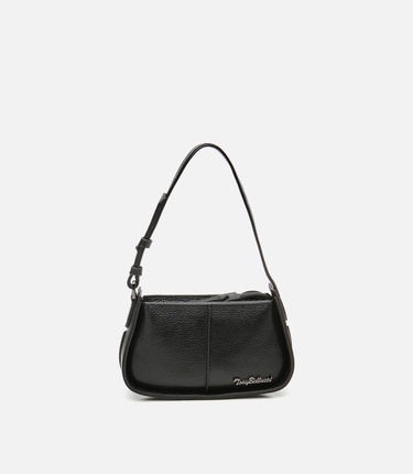  Kadın Deri Siyah Ayarlanabilir Askılı Mini Çanta