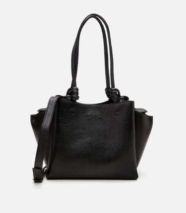  Kadın Deri Siyah Omuz Çantası