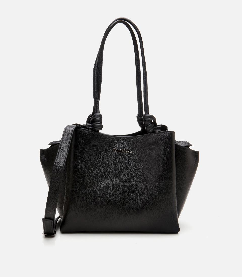  Kadın Deri Siyah Omuz Çantası