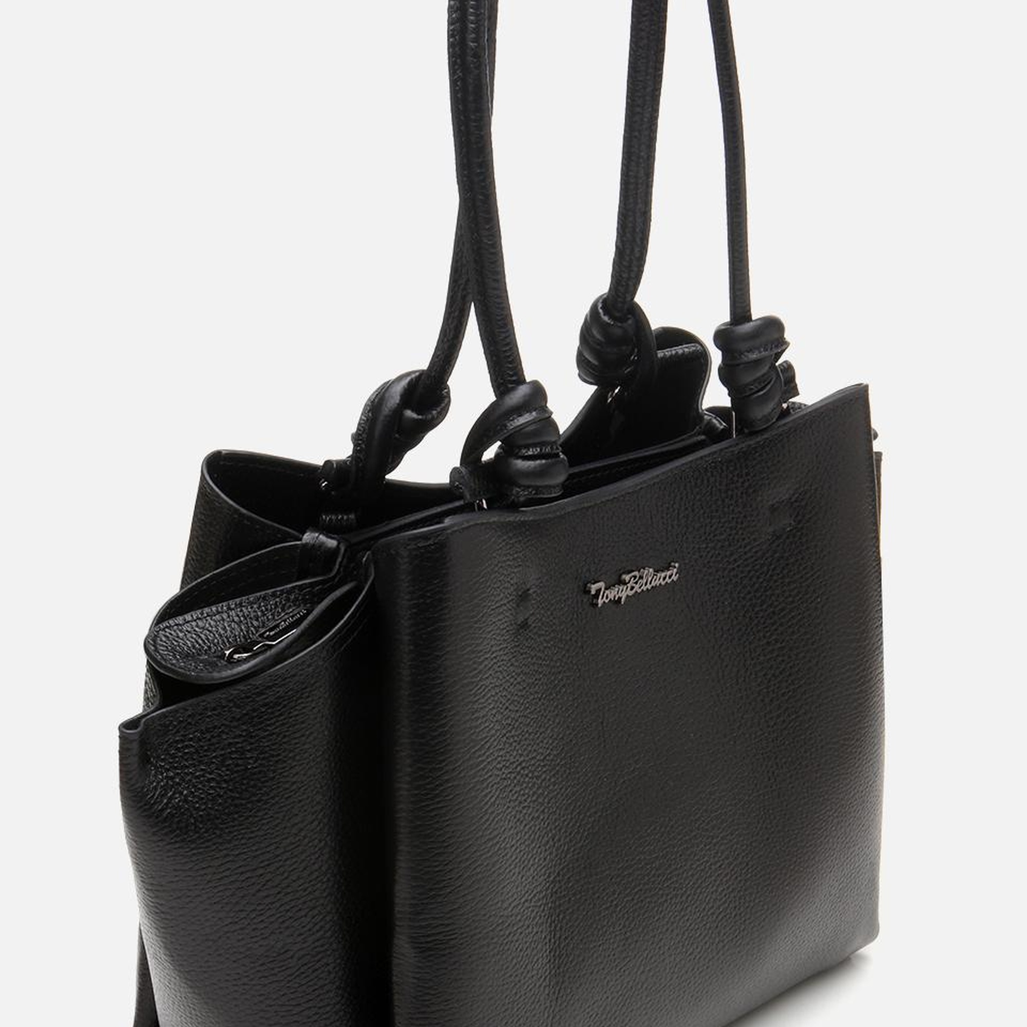 Kadın Deri Siyah Omuz Çantası