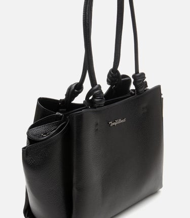  Kadın Deri Siyah Omuz Çantası