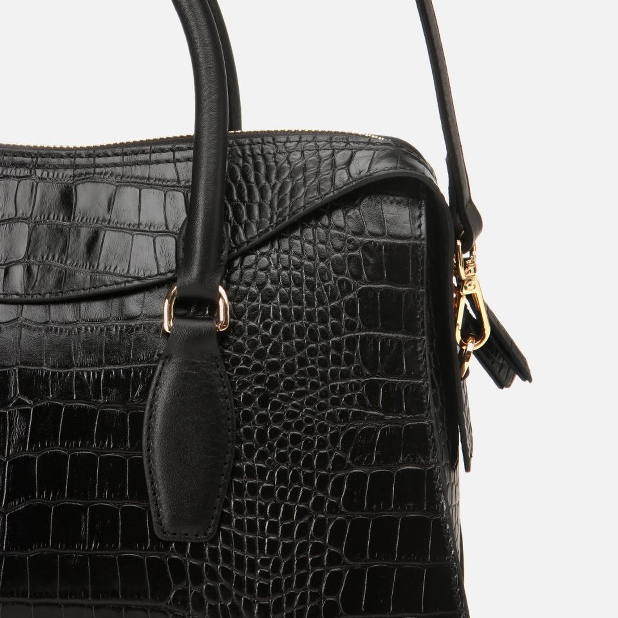 Kadın Deri Siyah Omuz Çantası