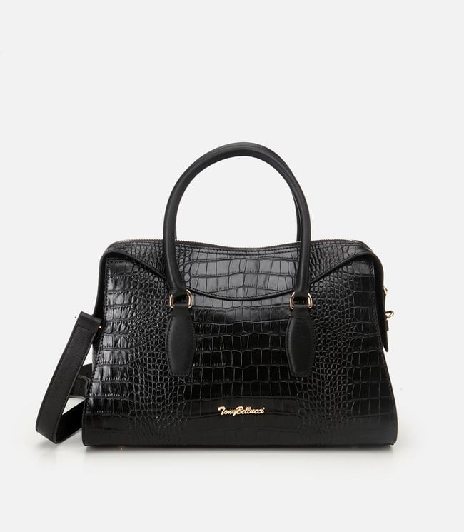  Kadın Deri Siyah Omuz Çantası