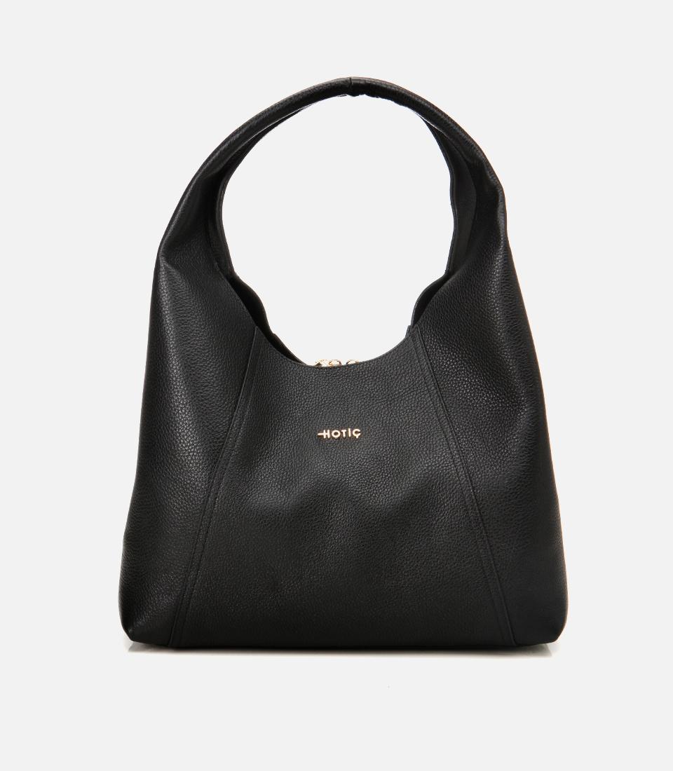  Kadın Deri Siyah Omuz Çantası