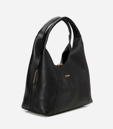  Kadın Deri Siyah Omuz Çantası