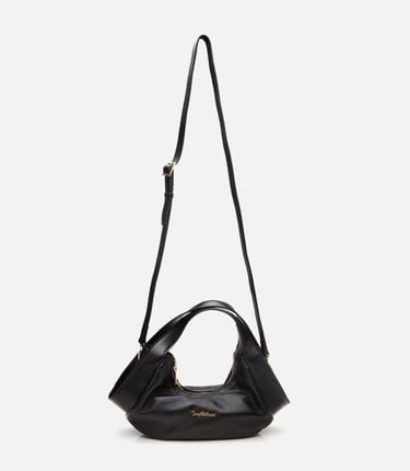  Kadın Deri Siyah Çapraz Askılı Çanta