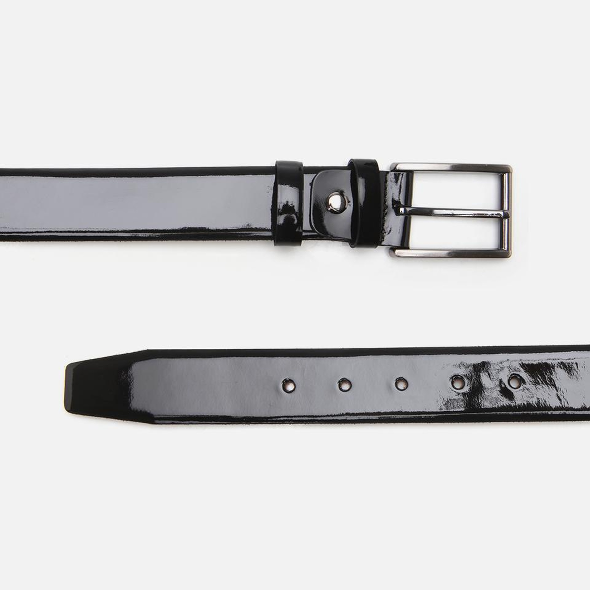 Erkek Rugan Deri Siyah Kemer