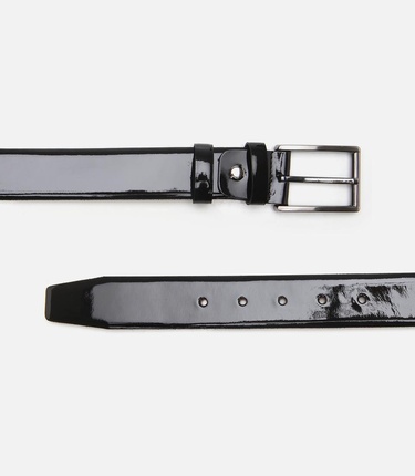  Erkek Rugan Deri Siyah Kemer