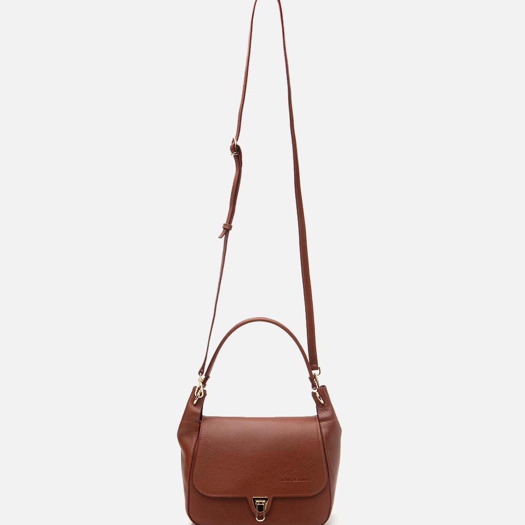 Kadın Deri Taba Kilit Detaylı Omuz çantası