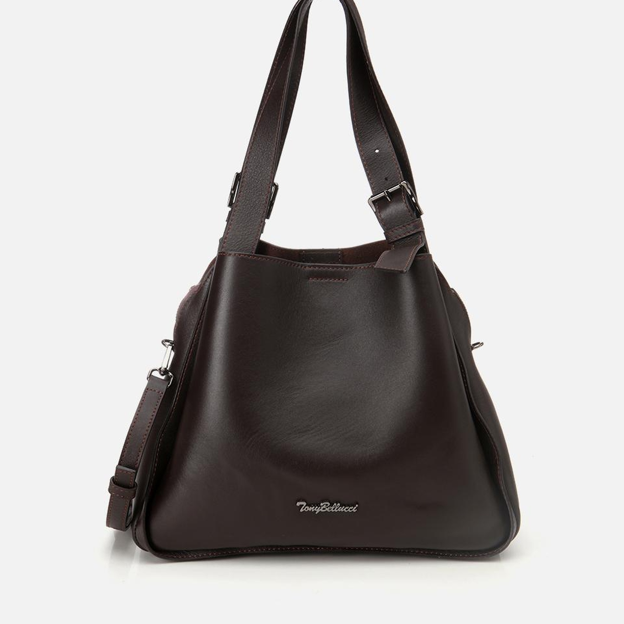 Kadın Deri Kahverengi Tote Çanta