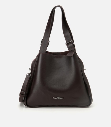  Kadın Deri Kahverengi Tote Çanta