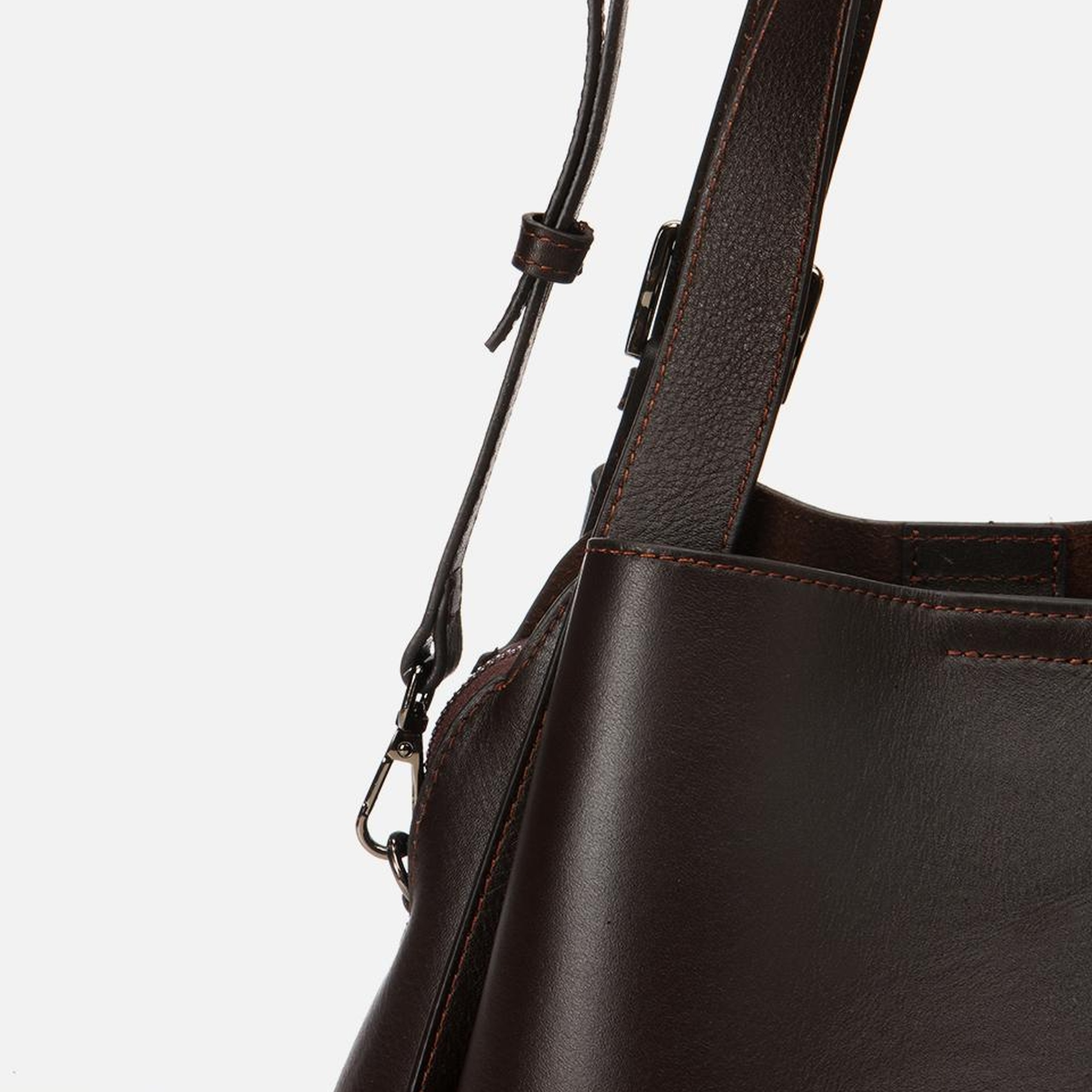 Kadın Deri Kahverengi Tote Çanta