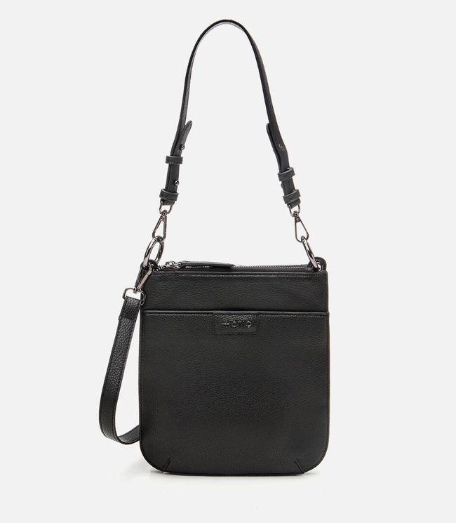  Kadın Siyah Bölmeli Omuz Çantası