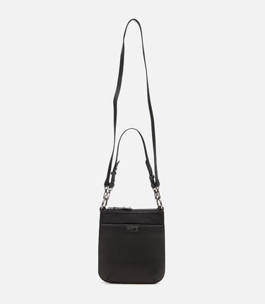  Kadın Siyah Bölmeli Omuz Çantası