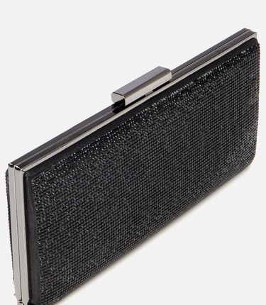  Kadın Siyah Taşlı Portföy