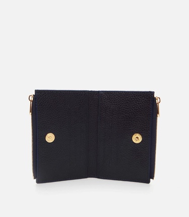  Kadın Deri Lacivert Cüzdan