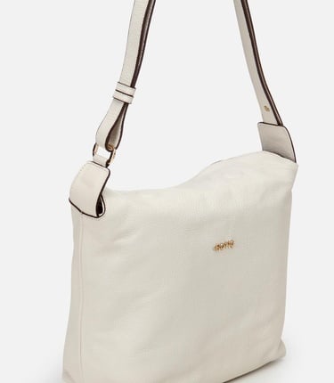  Kadın Deri Ekru Ayarlanabilir Askılı Omuz Çantası