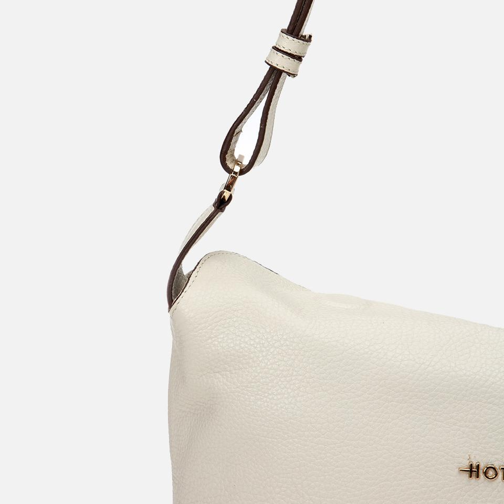 Kadın Deri Ekru Ayarlanabilir Askılı Omuz Çantası