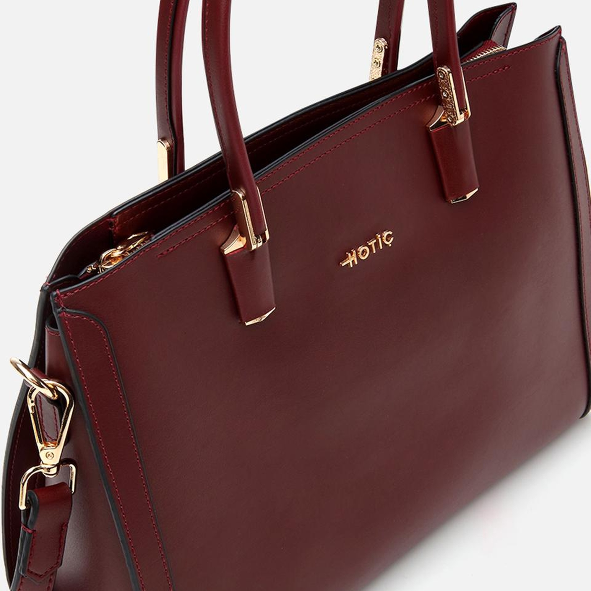 Kadın Bordo Askılı Omuz Çantası