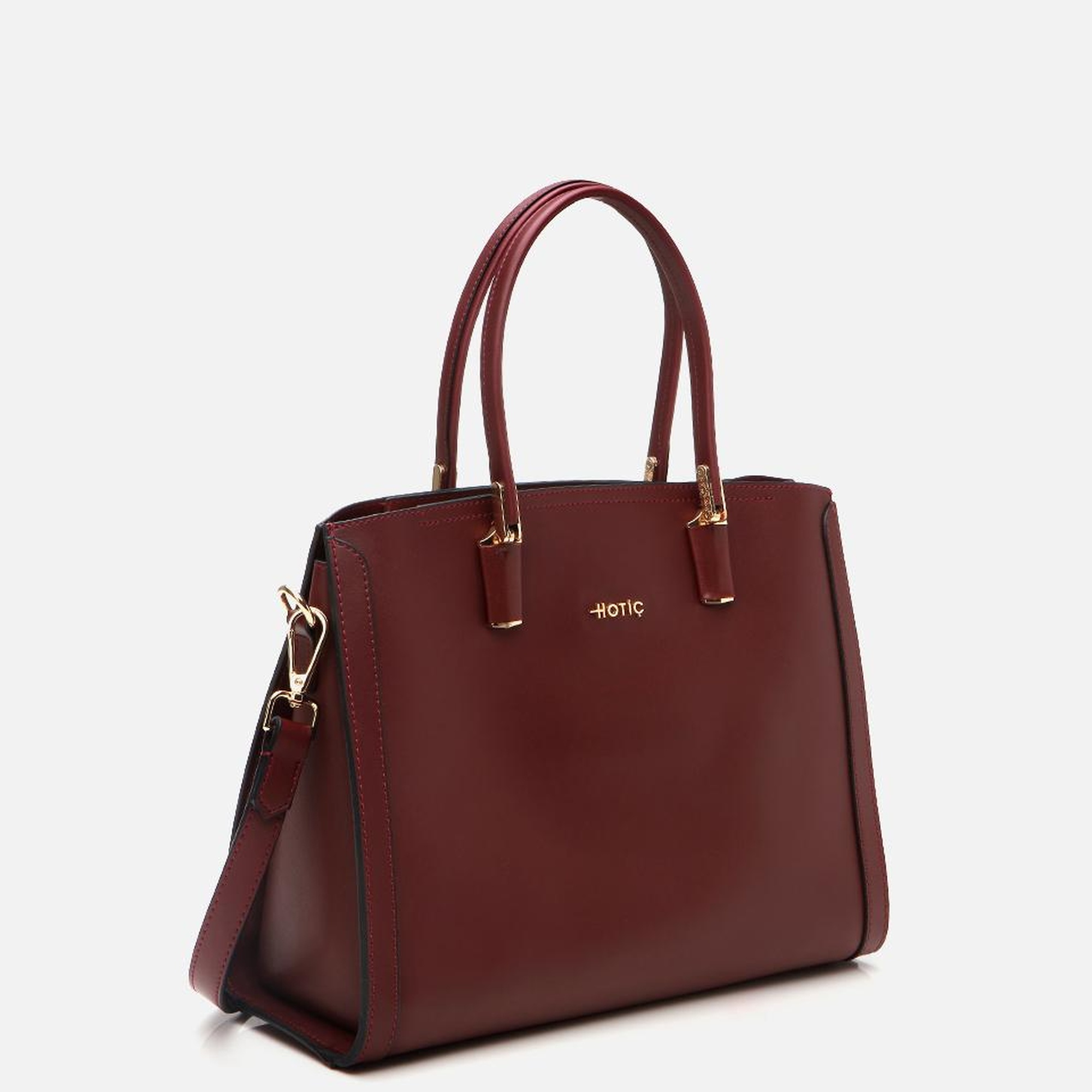 Kadın Bordo Askılı Omuz Çantası