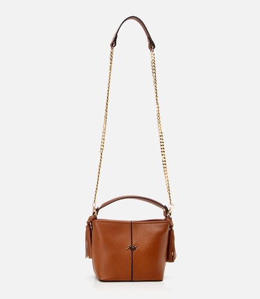  Kadın Deri Taba Mini (Çapraz) Çanta