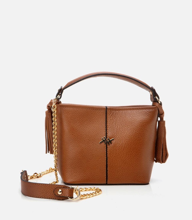  Kadın Deri Taba Mini (Çapraz) Çanta