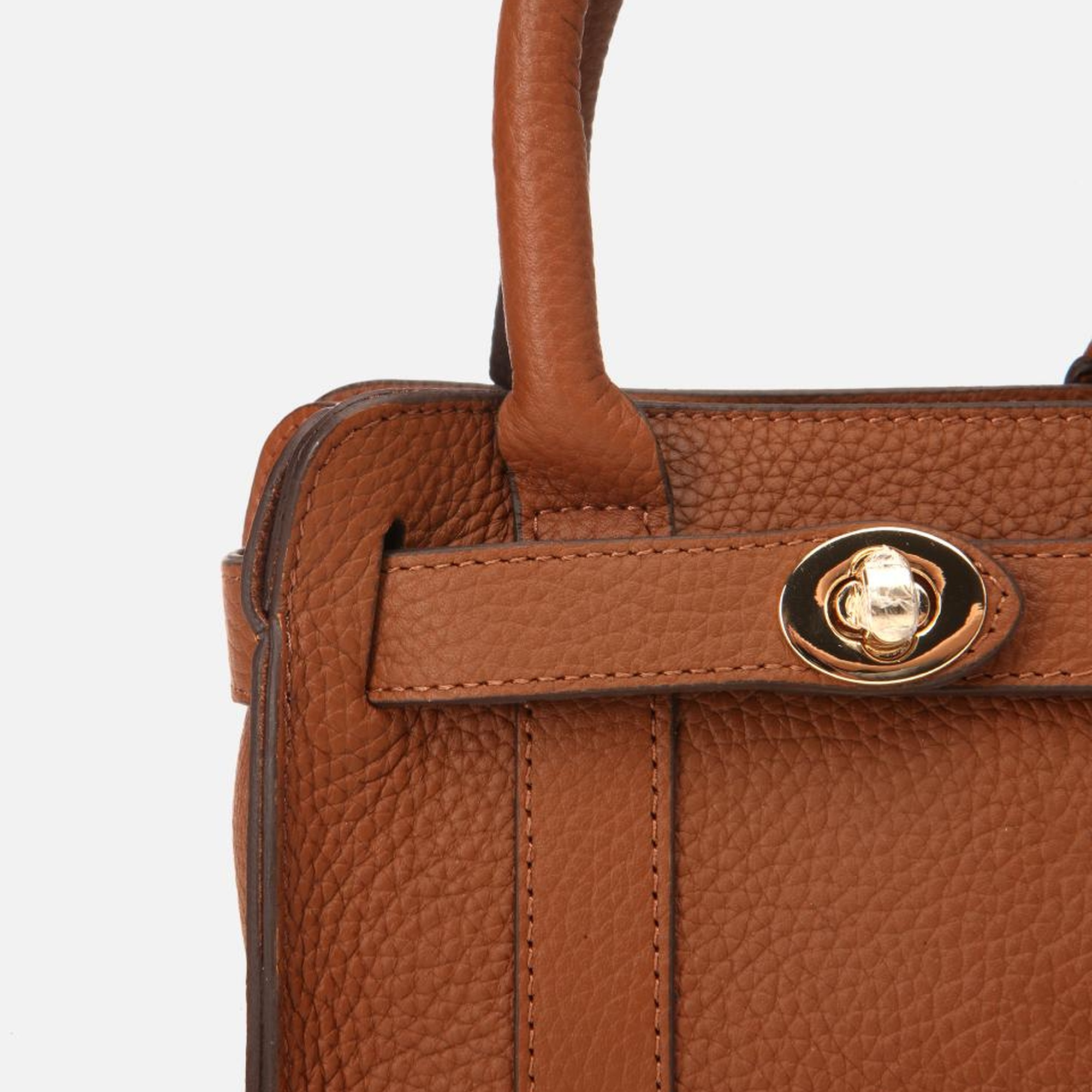 Kadın Deri Taba Kilit Detaylı Mini Çanta