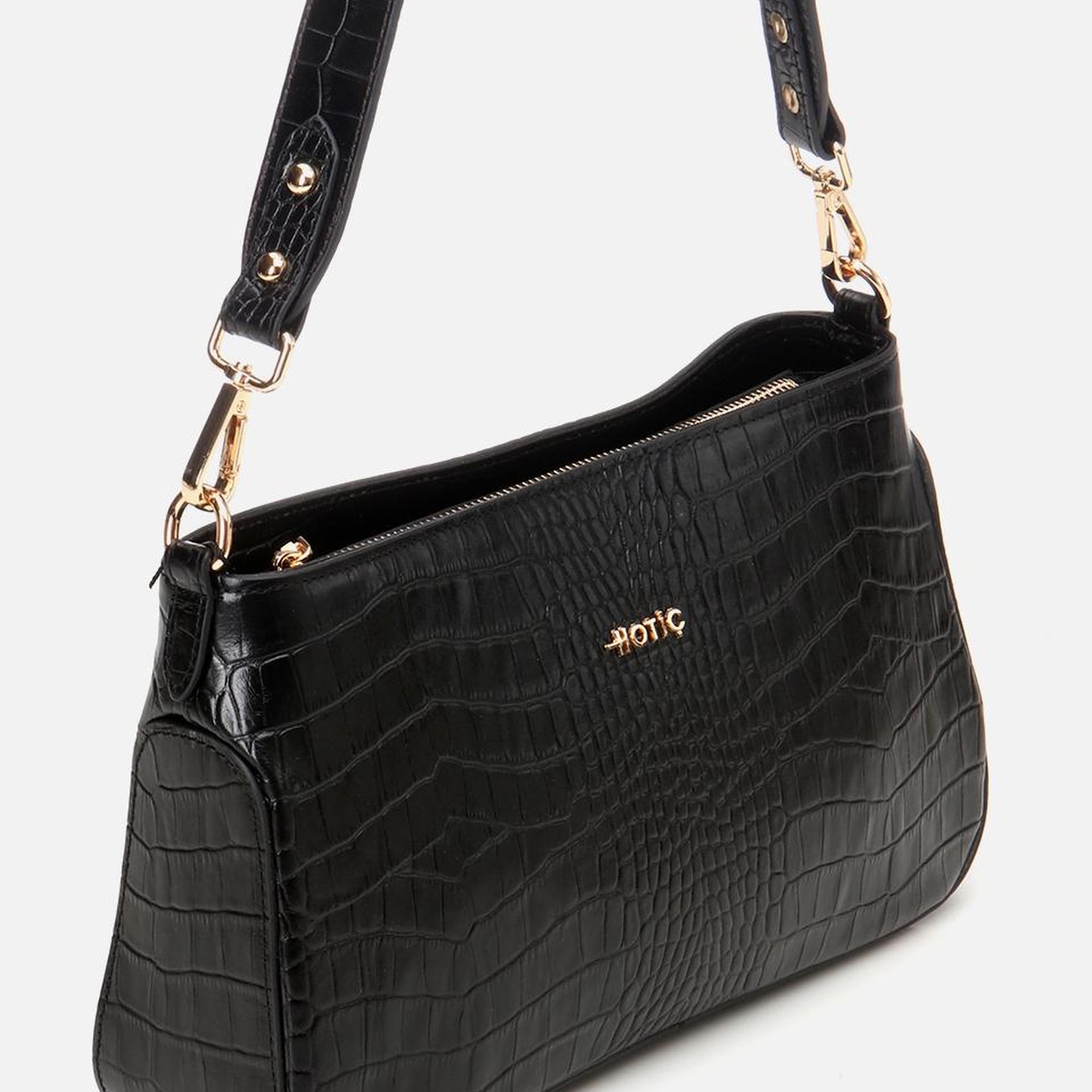 Kadın Deri Siyah Omuz Çantası