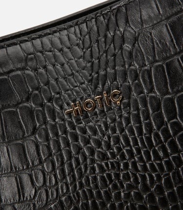  Kadın Deri Siyah Omuz Çantası